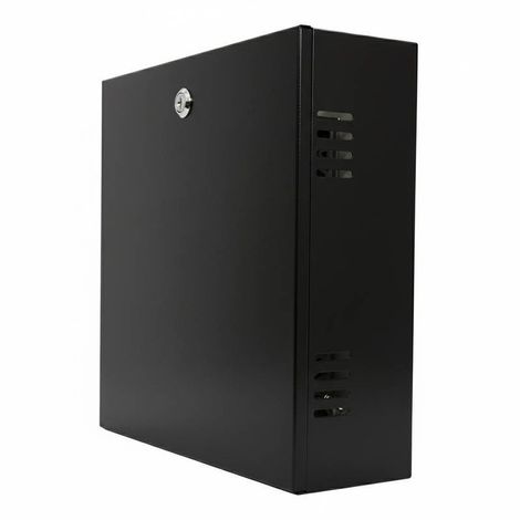 RACK VERTICAL MINI (VAZIA) COM CHAVE COR PRETO