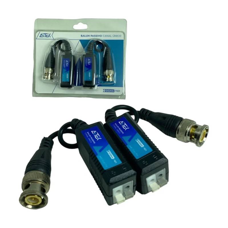 VIDEO BALUN ENGATE RAPIDO FULLHD 5MP 4K SIGMA-P101 AITEK