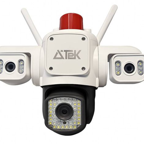 CÂMERA 3 LENTES ULTRA HD WI-FI EXTERNA COLORIDA A NOITE RESISTENTE APP YOOSEE SIGMA-4824 AITEK