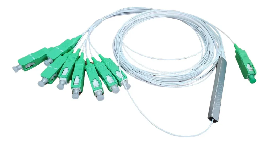 Splitter 1x8 Sc-apc Divisor Fibra Optica Conectorizado
