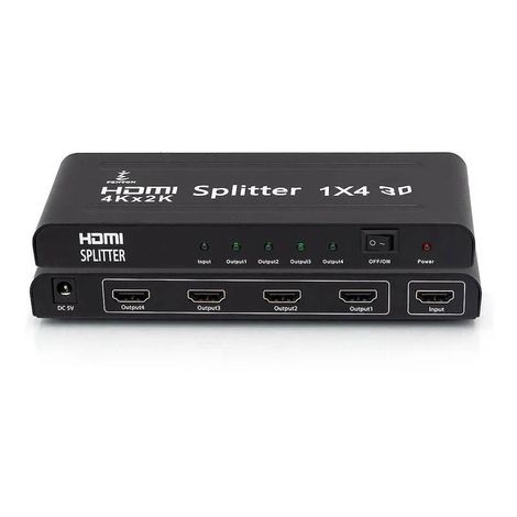 SPLITTER DISTRIBUIDOR HDMI 1x4 Divisor 4k X 2k 3d